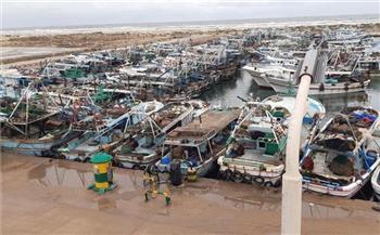 توقف حركة الملاحة البحرية والصيد بكفر الشيخ لسوء الأحوال الجوية