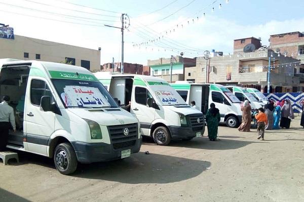 الصحة تطلق قافلتين طبيتين ضمن «حياة كريمة» بهذه المناطق اليوم