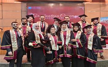 "طب الإسكندرية" تحتفل بتخريج طلابها الوافدين دفعة 2021