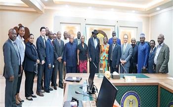 مندوب مصر بالاتحاد الإفريقي يشارك في زيارة ميدانية لمجلس السلم والأمن الإفريقي إلى جوبا