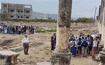 مستوطنون يقتحمون الموقع الأثري في سبسطية 