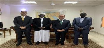 سفير مصر في جوبا يستقبل الأمين العام للمجلس الإسلامي بجنوب السودان