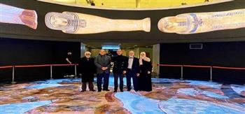 الرئيس اليمني الأسبق علي ناصر محمد يزور المتحف القومي للحضارة المصرية