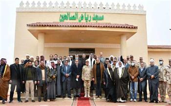 القوات المسلحة تفتتح مسجد رياض الصالحين بشمال سيناء