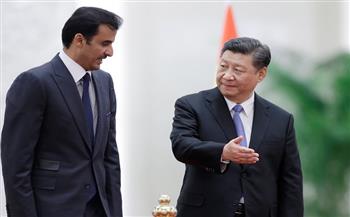 الرئيس الصيني يبحث مع أمير قطر العلاقات الثنائية بين البلدين