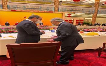 الرئيس يجري مباحثات مع عدد من القادة بحفل افتتاح أولمبياد بكين