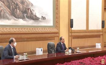 شاهد.. نشاط الرئيس السيسي خلال زيارته للعاصمة الصينية بكين
