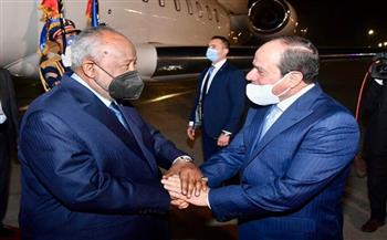 القمة الثنائية بين الرئيس السيسي ونظيره الجيبوتي تتصدر اهتمامات الصحف