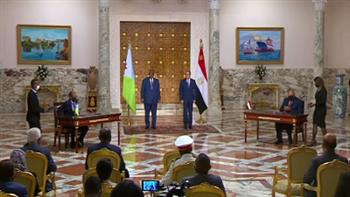 منها إنشاء منطقة لوجستية.. توقيع 3 اتفاقيات بين مصر وجيبوتي