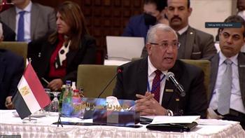 وزير الزراعة يلقي كلمة مصر أمام اجتماع منطمة الفاو في بغداد