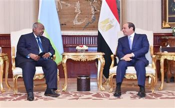 توافق مصري جيبوتي في العديد من القضايا العربية والدولية والأفريقية