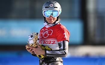 ليديتسكا تفوز بذهبية منافسات التزلج المتعرج على الثلوج