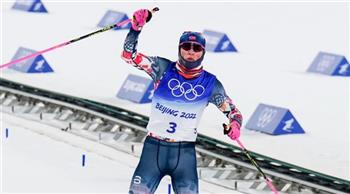 كلابو يفوز بذهبية سباق التزلج عبر الضاحية في أولمبياد بكين