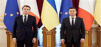 الرئيس الأوكراني: لدينا رؤية مشتركة مع فرنسا بشأن التهديدات الحالية لأمن البلاد