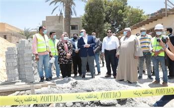 رئيس مياه بني سويف تتفقد بعض المشروعات بمركزي إهناسيا وناصر