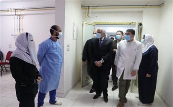 محافظ الجيزة يتابع تقديم الخدمات بمستشفى أبو النمرس المركزي
