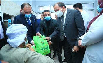رئيس جامعة بني سويف يفتتح غرفة مبادرة قدم صحيح من صناع الخير بمستشفى الجامعة