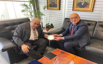 مصطفى الفقي يستقبل سفير الفلبين بمكتبة الإسكندرية