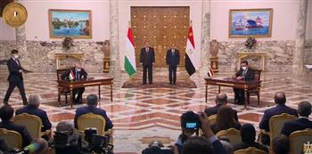 الرئيس السيسي يشهد توقيع مذكرات تفاهم مع رئيس طاجيكستان (بث مباشر)