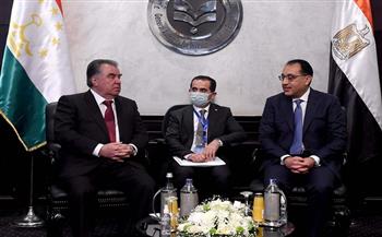 مدبولي يعقد جلسة مباحثات موسعة مع رئيس طاجيكستان والوفد المرافق له