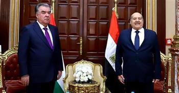 رئيس الشيوخ يستقبل رئيس طاجيكستان 