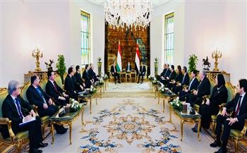 استقبال الرئيس السيسي لنظيره الطاجيكي يتصدر اهتمامات الصحف
