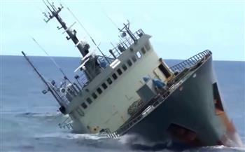 إنقاذ طاقم سفينة لبنانية قبل غرقها بالقرب من ميناء الإسكندرية