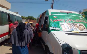 مناطق القوافل الطبية بوزارة الصحة في 5 محافظات اليوم