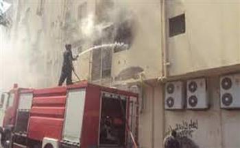 3 سيارات إطفاء للسيطرة على حريق شقة بمدينة نصر