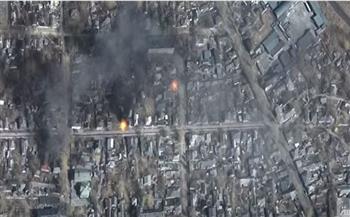 الأقمار الصناعية تظهر حرائق ودمار في ماريوبول الأوكرانية (فيديو)