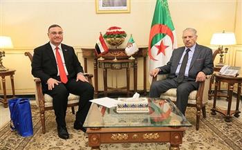 رئيس مجلس الأمة الجزائري يبحث مع سفير مصر سبل تعزيز التعاون الثنائي