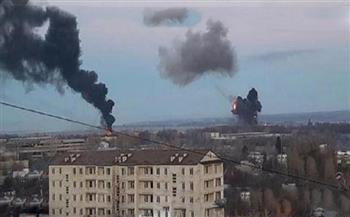 قصف روسي عنيف على وسط العاصمة الأوكرانية (فيديو)