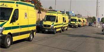 الدفع بـ21 سيارة إسعاف لموقع حادث أتوبيس الوادي الجديد.. و39 مصابا غادروا المستشفيات