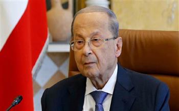 الرئيس اللبناني: لبنان بحاجة إلى مساعدة دولية للتخفيف من أعباء رعاية النازحين السوريين