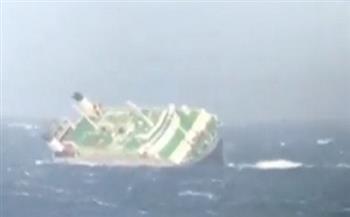 إنقاذ 16 من طاقم السفينة الإماراتية الغارقة بسواحل إيران 