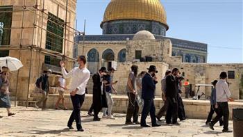 مُستوطنون إسرائيليون يقتحمون باحات الأقصى في اليوم الثاني والأخير من عيد المساخر اليهودي
