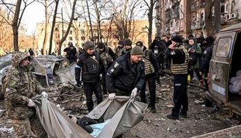 مصرع 222 شخصًا بالعاصمة كييف منذ بدء العملية العسكرية الروسية بأوكرانيا