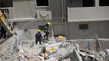 إصابة 6 أشخاص في انهيار عقار بكفر الحمام التابعة لمركز بنها