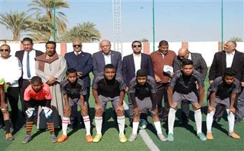 نائب محافظ قنا يشهد افتتاح دوري الاتحاد المصري للميني فوتبول بالمحافظة