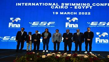 وزير الرياضة يشهد فعاليات المؤتمر الدولي الأول للسباحة