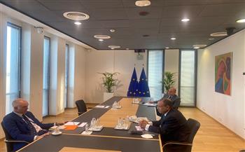 سفير مصر لدى الاتحاد الأوروبي يبحث التعاون الثنائي مع كبار المسئولين الأوروبيين