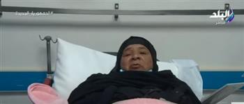 السيدة المسنة من مجمع الجلاء الطبي للرئيس: ربنا ينصرك على من يعاديك (فيديو)