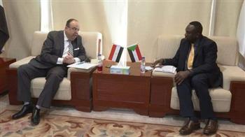 السفير المصري يلتقي وزير الطاقة السوداني لمناقشة مشروع الربط الكهربائي