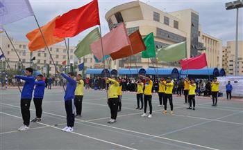 انطلاق مهرجان التميز الرياضي بجامعة كفرالشيخ