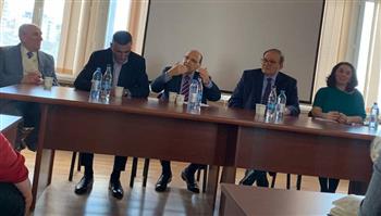 معهد الدراسات الشرقية التابع للأكاديمية القومية للعلوم بأرمينيا يستقبل السفير المصري