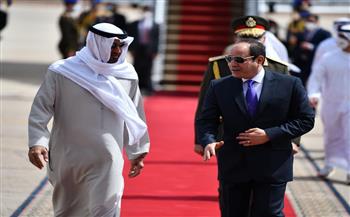 السيسي:مصر حريصة على الاستمرار في تعزيز التعاون الثنائي مع الإمارات