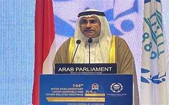 رئيس البرلمان العربي:فلسطين تتعرض لأبغض أشكال الاحتلال