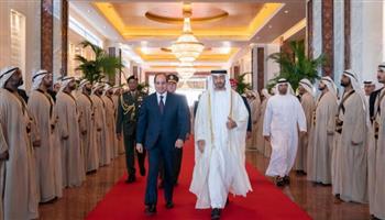 "الوطن" : العلاقات الإماراتية المصرية مثال للتعاون القائم على حتمية وحدة المسار والمصير