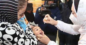 إطلاق الحملة القومية للتطعيم ضد شلل الأطفال 27 مارس