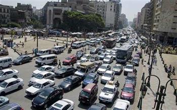انتظام حركة المرور بطرق وشوارع القاهرة والجيزة الرئيسية